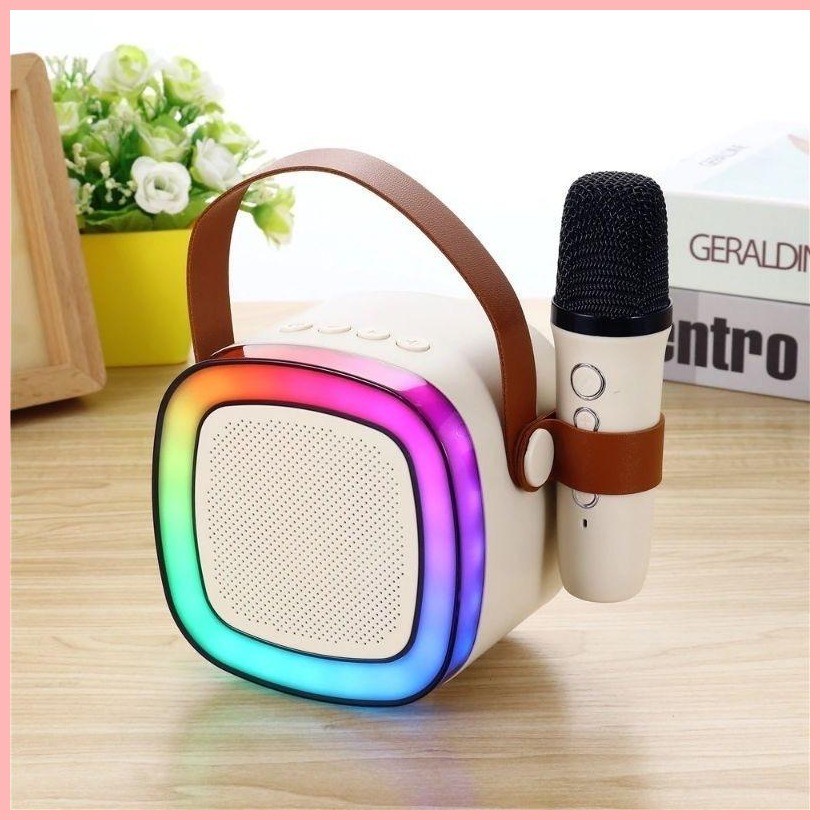 Mini Karaoke Machine - Portable Bluetooth Speaker with Wireless ...