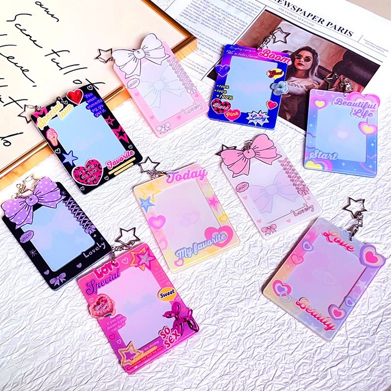 Wholesale Custom Acrylic Toploader ID Photo Card PC Holder Standee ...