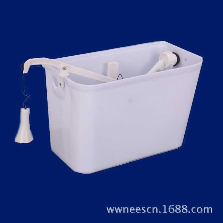 Water tank toilet flushing water tank pull rope public bathroom wall ...