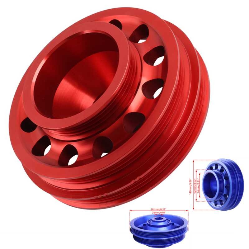 Racing 3 Car Light Weight Aluminum Crank Crankshaft Pulley For 1992 ...