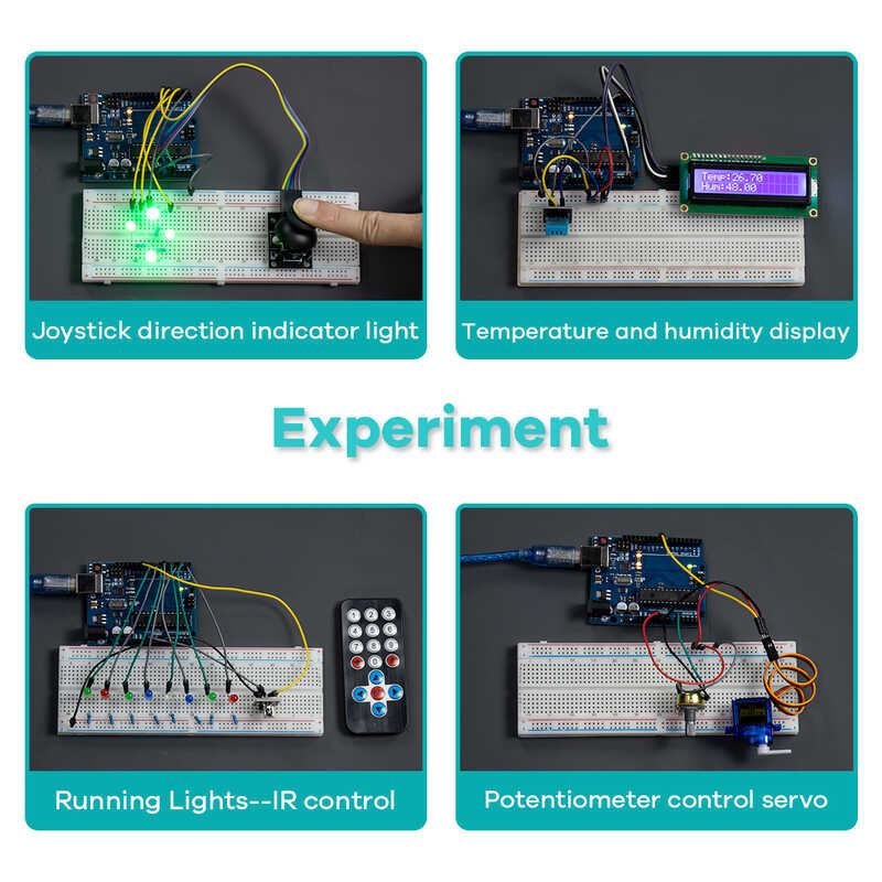 for Starter Arduino Uno R3 Upgraded Version Learning Set with Retail ...