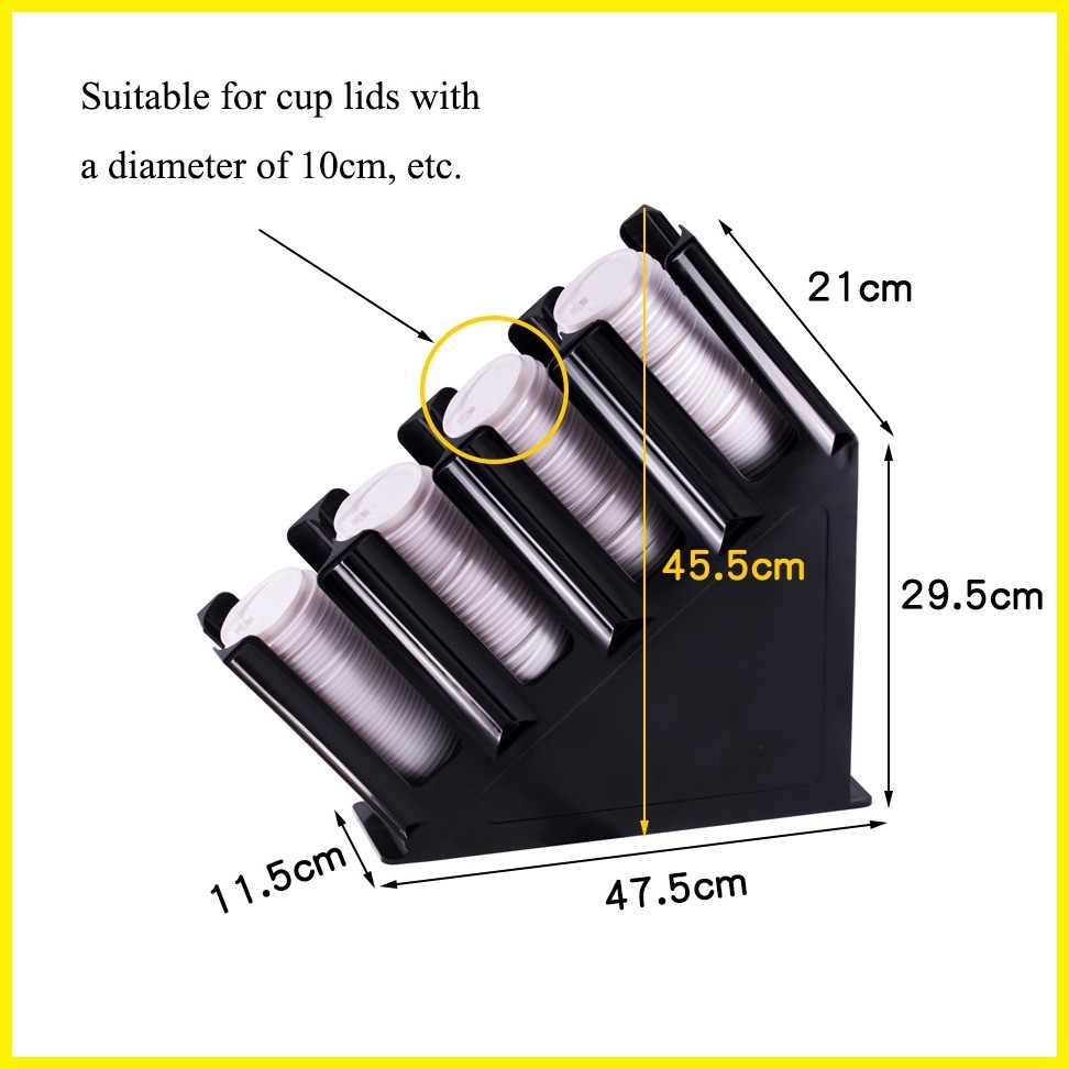 4 Layers Cup Holder Cup Stand Cup Holder For Milk Tea Cup Rack Plastic ...