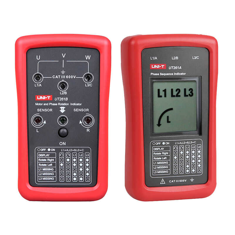Uni-T 2 Ut261a Ut261b 3-Phase Power Sequence Er Lack Phase Meter Motor ...