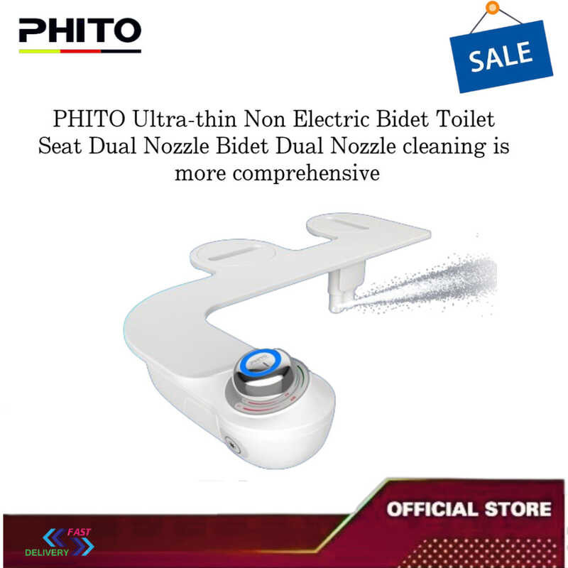 Non Electric Bidet Toilet Seat Dual Nozzle Bidet Dual Nozzle cleaning is more comprehensive