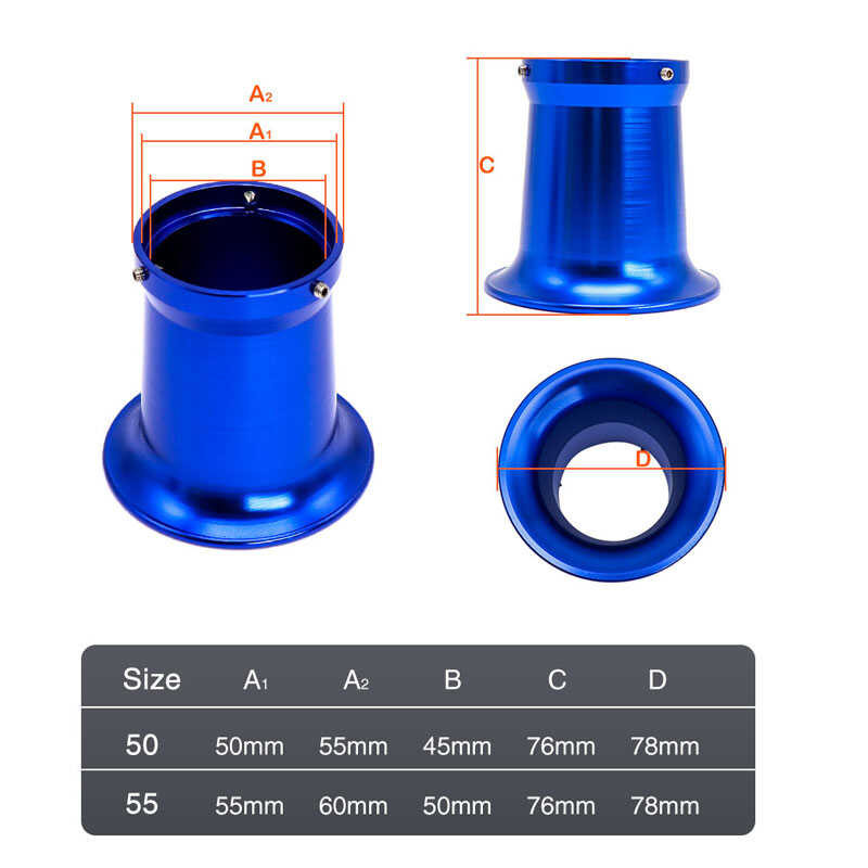 H45-55mm Carburetor Air Filter Cup - High Performance Funnel