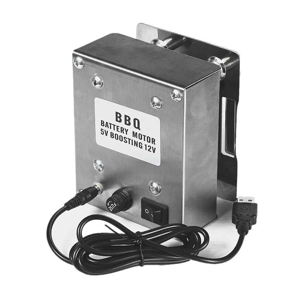 USB 30KGS BBQ Electric Rotating Grill Barbecue Spit Metal Rotisserie ...