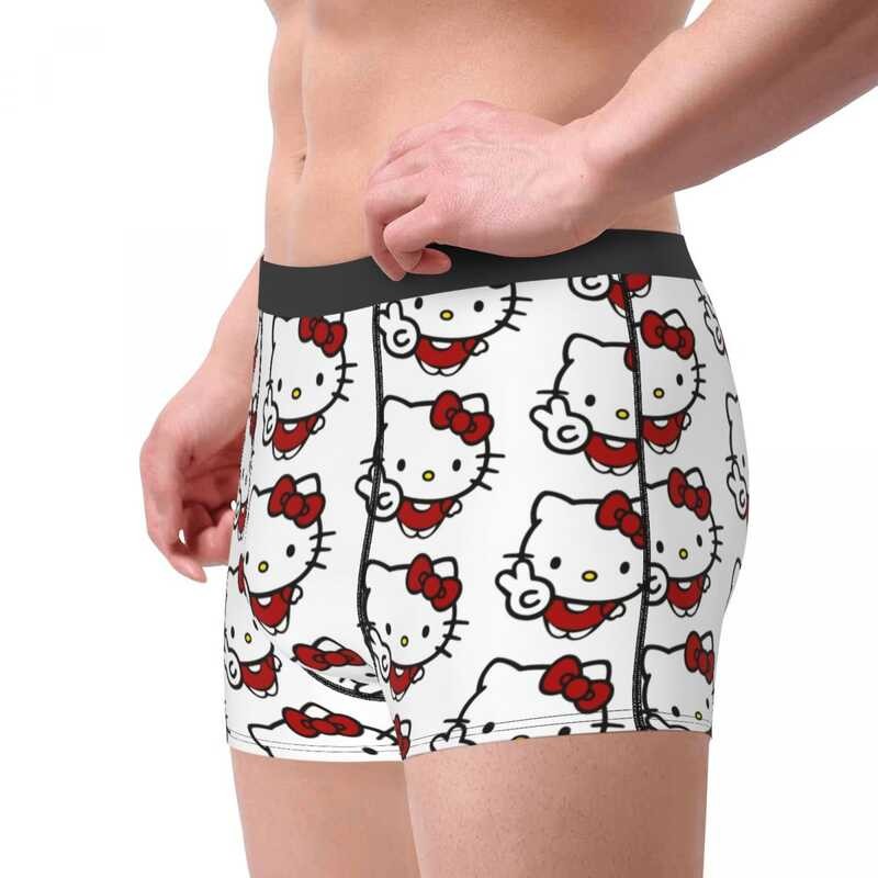 Sign Peace Hello Kitty Men Underwear Boxer Briefs Shorts Panties Funny ...