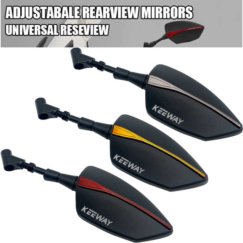 Motorcycle F Mirrors For Keeway Hurricane 50 Vieste 300 Ra City K-Light ...