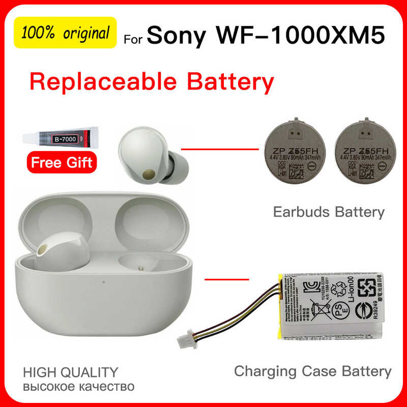 Original ZeniPower ZP Z55FH 3.85V 90mAh Replacement Battery For Sony WF