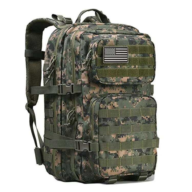 Jungle Explore Digital Camouflage 45L Outdoor Tactical Backpack Molle ...