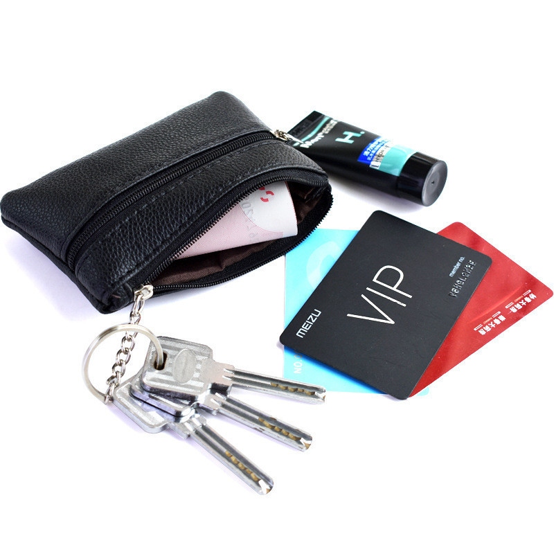 Women Mini Change Purses Coin Pocket Wallets Key Chain Holder Zipper ...