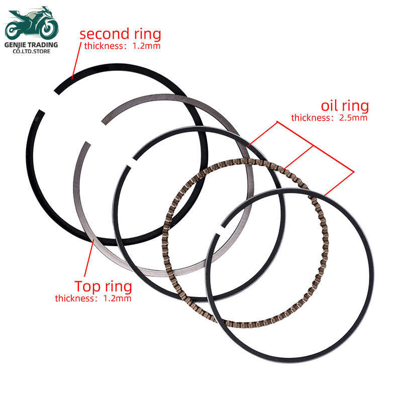 67Mm © 95 4 200Cc Motorcycle Piston Rings Para Sa Yamaha Ytm200ek/El