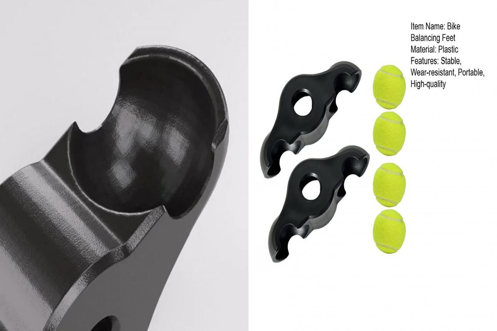 SFH- Bike Feet Adapter Bicycle Rocker Ball Feet 2pcs Indoor Cycling ...