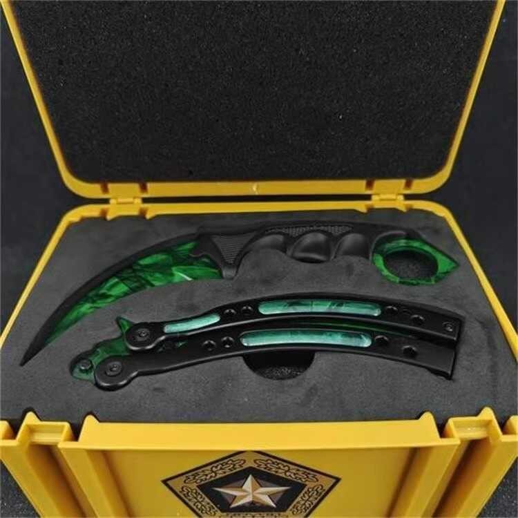 Game CSGO Peripheral Butterfly Folding Knife Jiama Box Gift For Boys ...