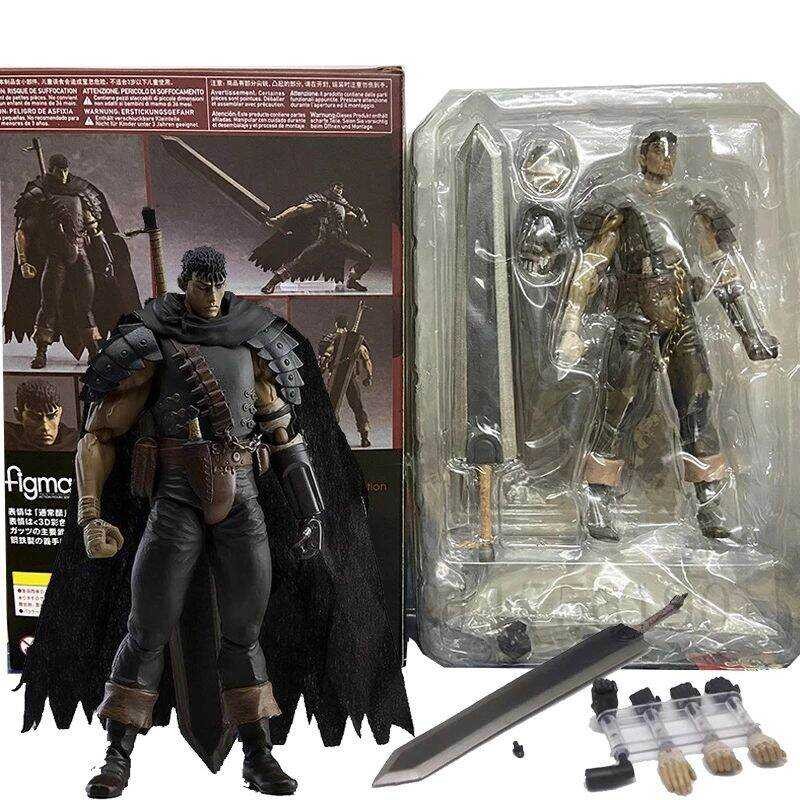 Black Berserk Guts Swordsman Assemble Figma 359 PVC Action Figure Toy ...