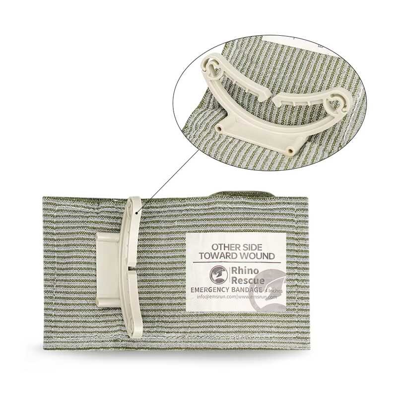 Rescue 4 Rhino 6 Pulgada Elastic Israel Combat Tactical First Aid Wound ...