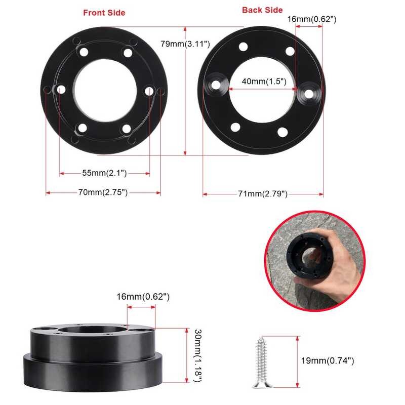 Logitech For G29 G920 G923 13/14Inch Adapter Plate 70Mm PCD Racing ...