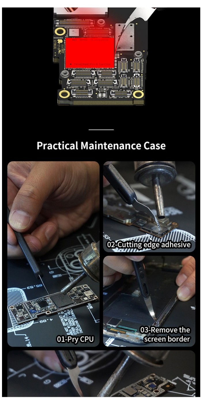 MECHANIC Integrated Rework Blade Set Quick Edge 7 Multifunction Durable ...