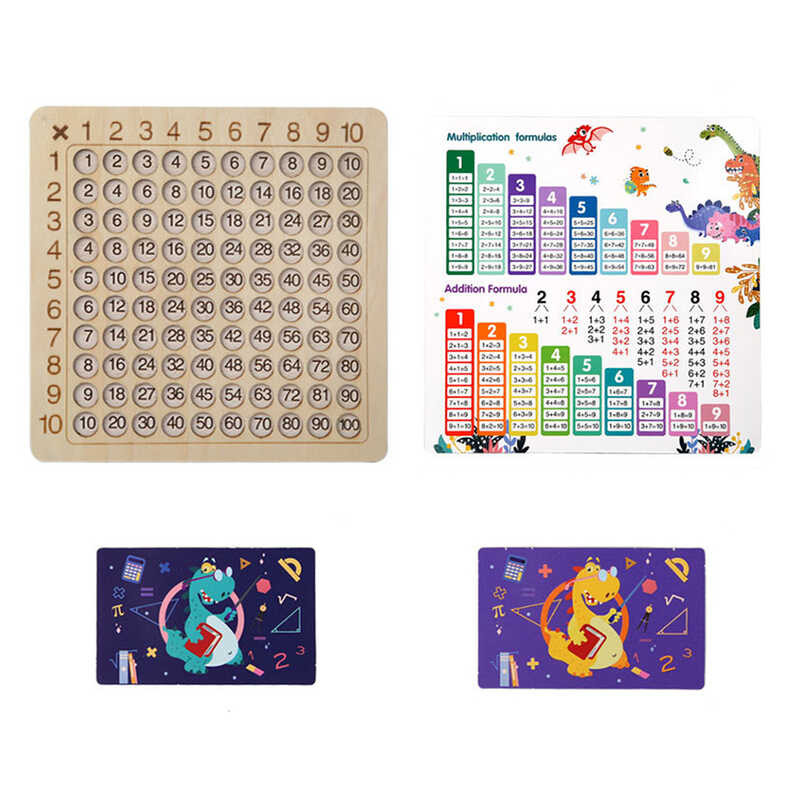 Beads Wooden Learning Walang Odor Montessori Calculating Board Double ...
