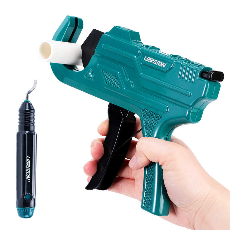 PVC LIBRATON Cutter, 42mm Pipe Cutter with Deburring Tool for PEX, PVC ...