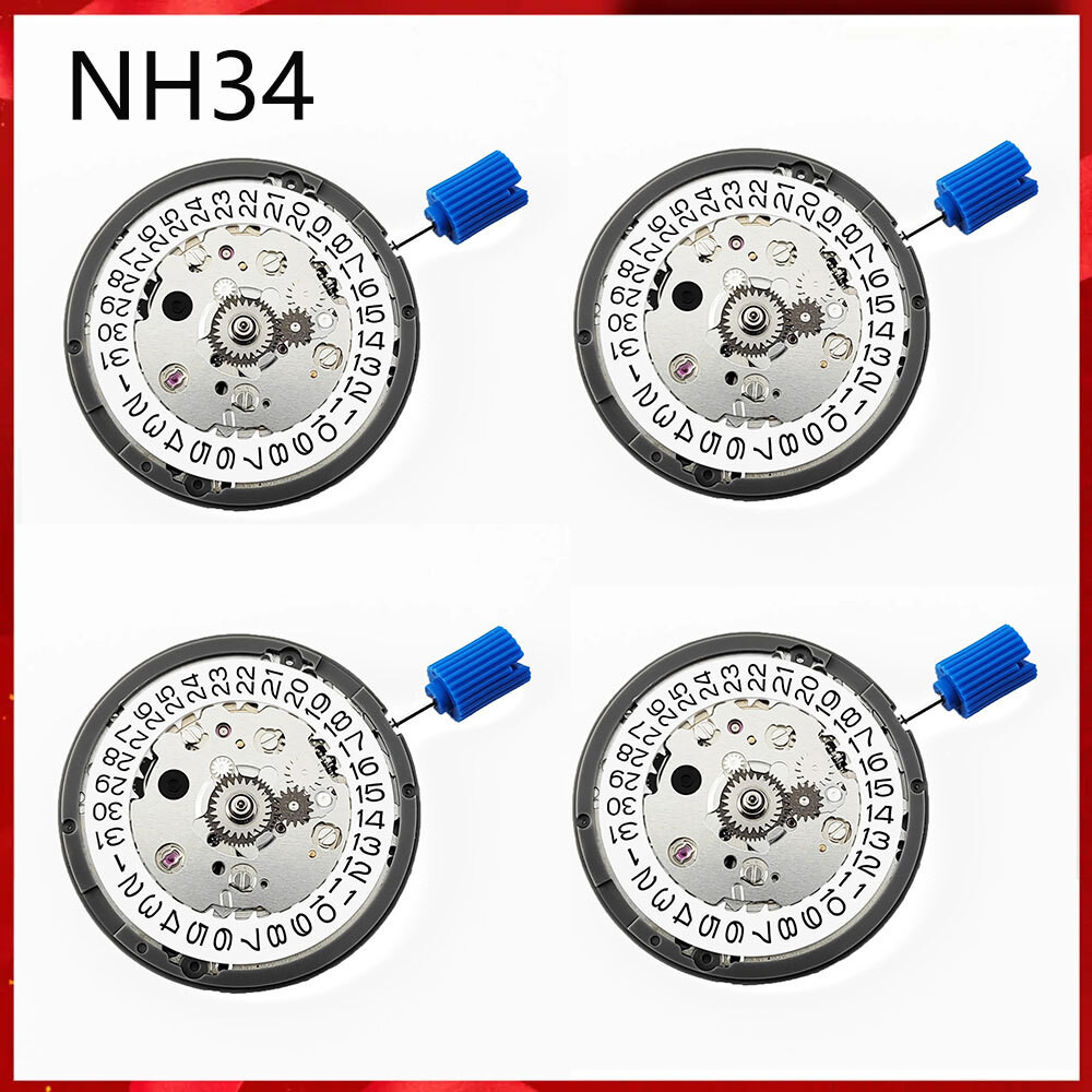 Genuine Japan GMT Nh34 Movement Black White Disc Crown At 3.0/3.8 O ...