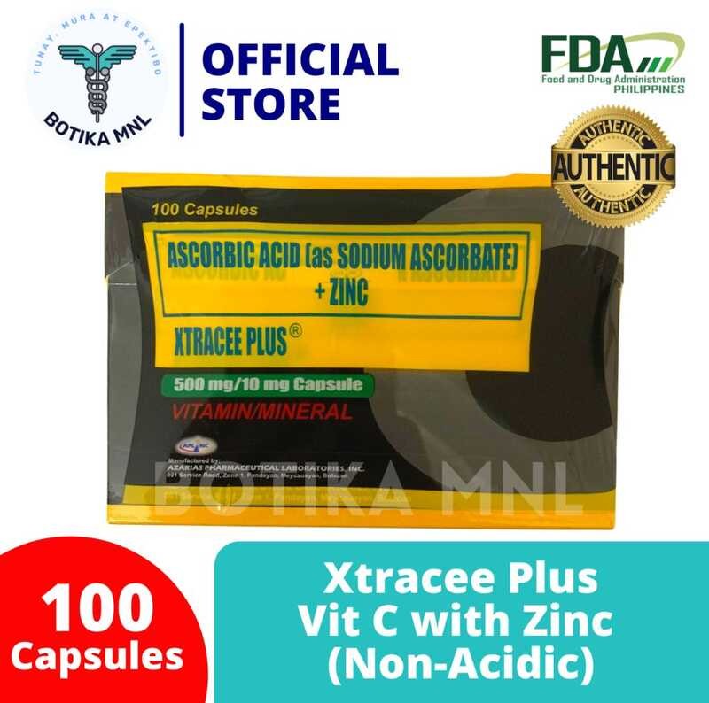 (New Packaging) XTRACEE PLUS Vitamin C With Zinc Sodium Ascorbate (Non ...