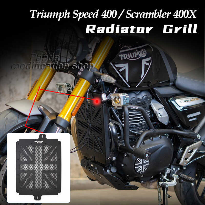 Motorcycle Radiator Grille Guard Cover Protection Aluminum For Triumph ...