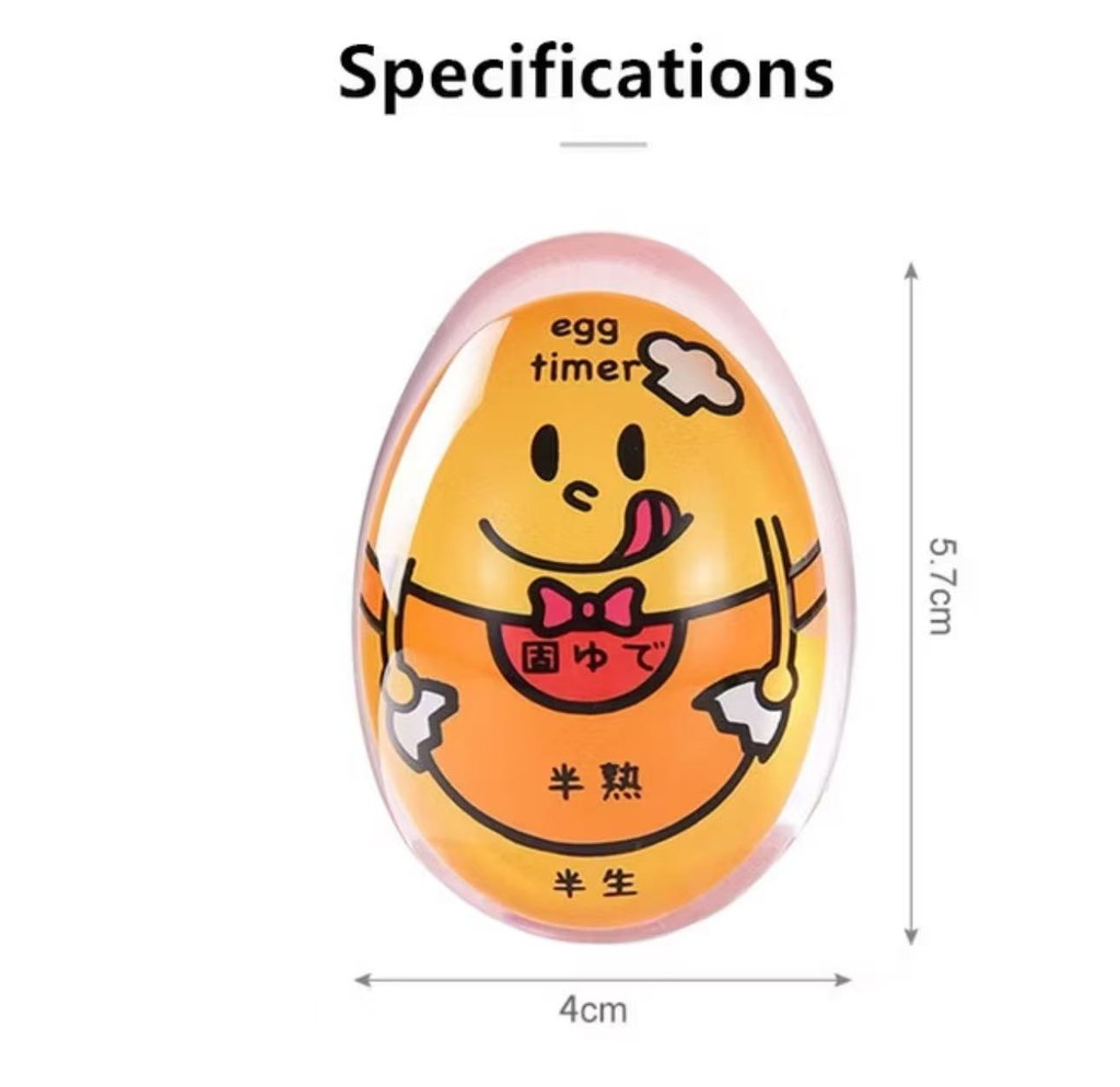 Japan Egg Cooking Timer Boil Color Changing Cook Heat Mode Perfect Soft ...