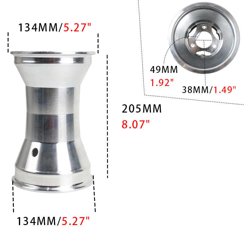 LY GQI RACING 3 Holes Wheels Rims Tires Wheel Hub Ring Kart Steel Rim ...