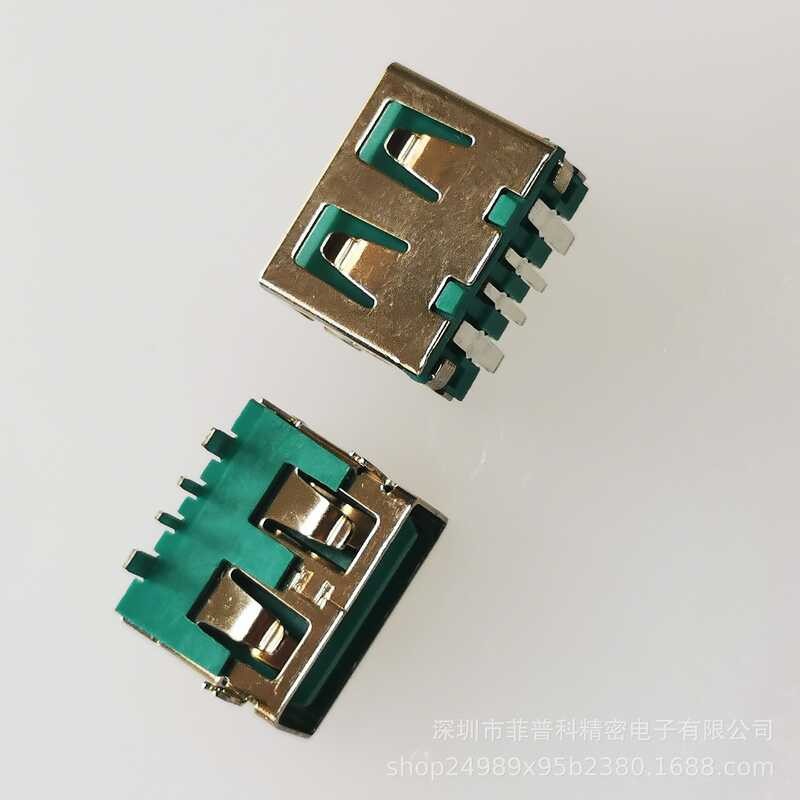 3A high current female socket USB AF2.0 female socket short body 10.0MM ...