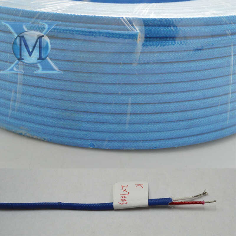 Compensation wire glass fiber K-type thermocouple compensation wire ...