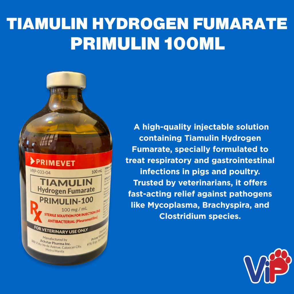 100ml Primulin manage and treat common bacte...rial and mycoplasmal ...