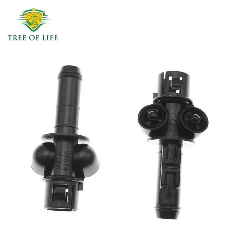 WOZIES 2pcs Car Headlight Washer Nozzle Head Light Cleaning - View #8