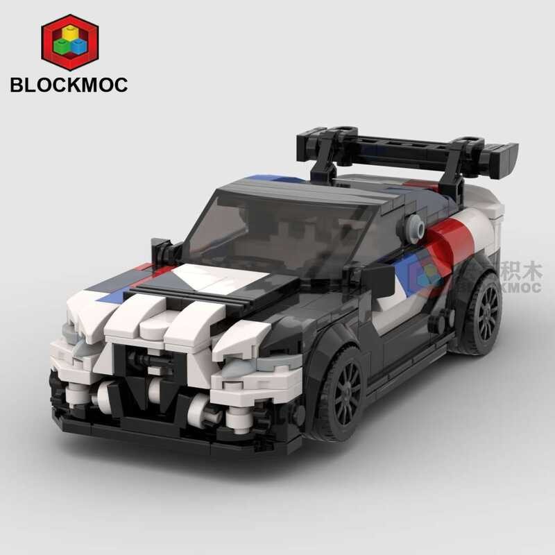 2C Moc's Compatible LEGO BMW M4 Gt4 Sports Car, Creative Construction ...