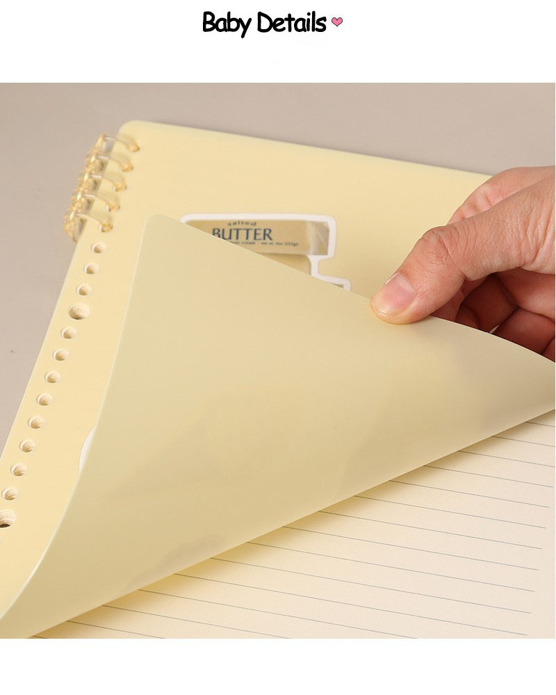 Excluding substitute cores Loose leaf notebook shell refillable page ...