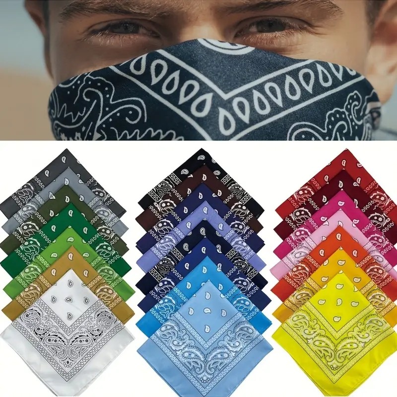 Fashion Hip Hop Neck Scarf Quality Color Printed Headscarf Affordable ...