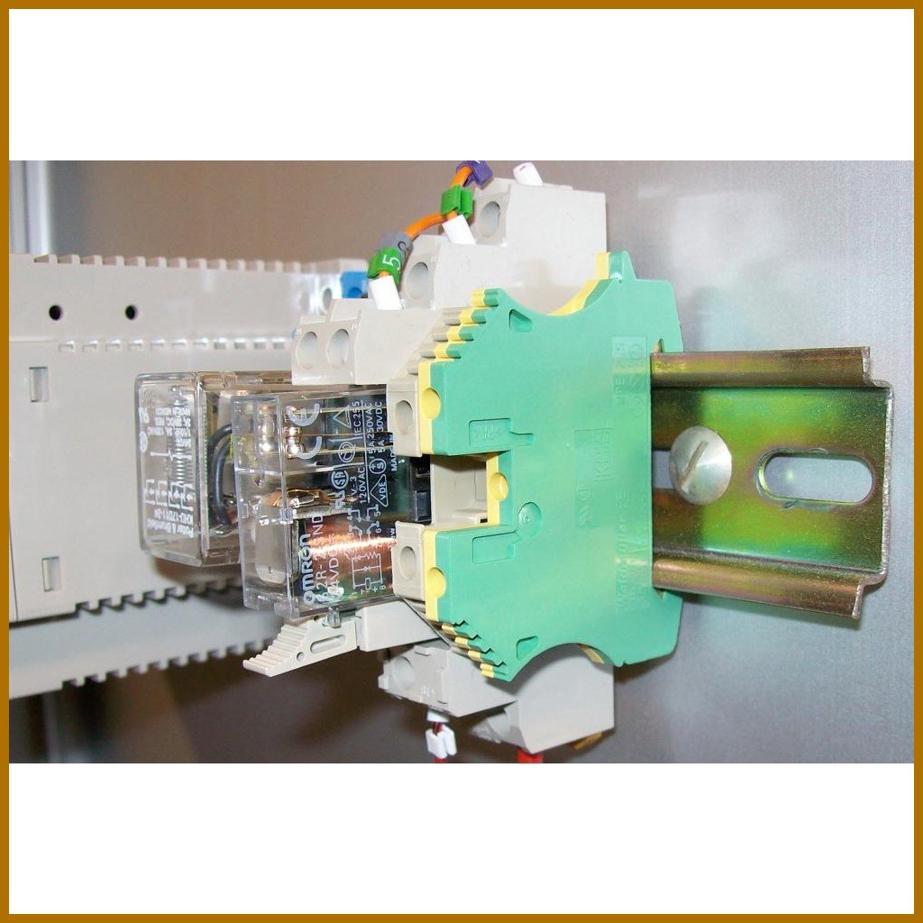 1 meter DIN circuit breaker track Aluminum or Steel 1 Meter | Shopee ...