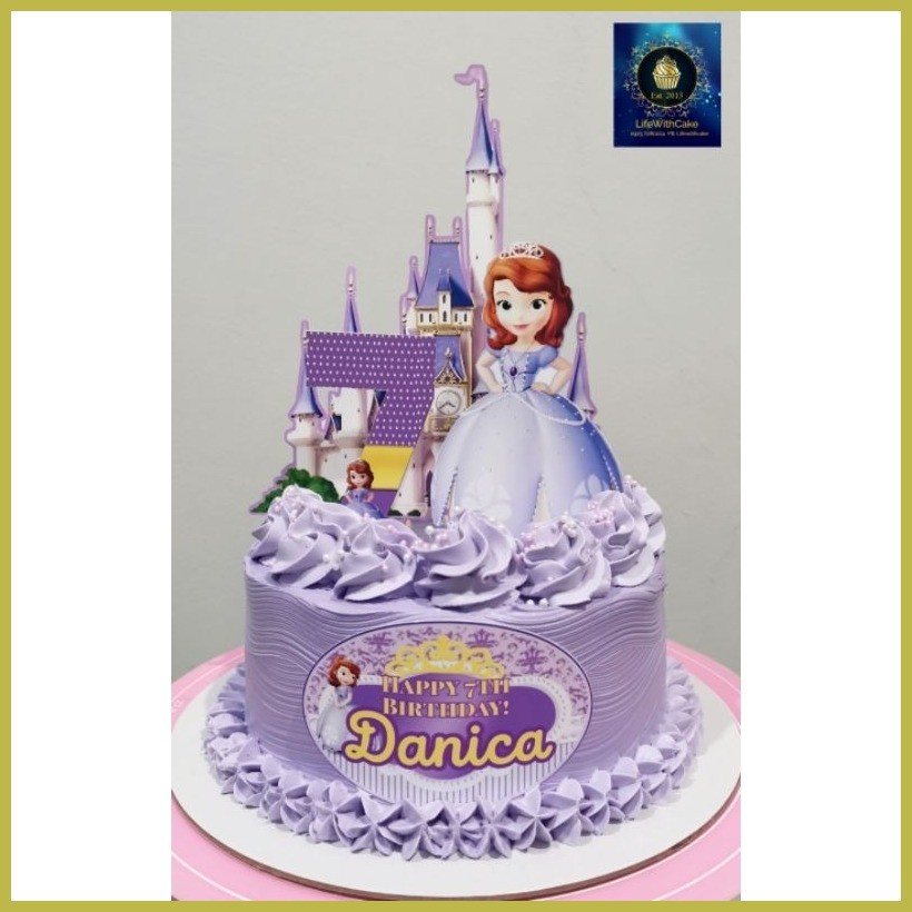 100% ♈ Sofia the first cake topper set/ printed/ Personalized with NAME ...