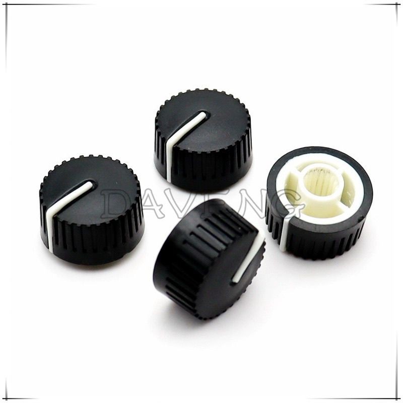 19 x 12MM Plastic Two-Color Knob Cap Handle Protruding Knob Cap ...