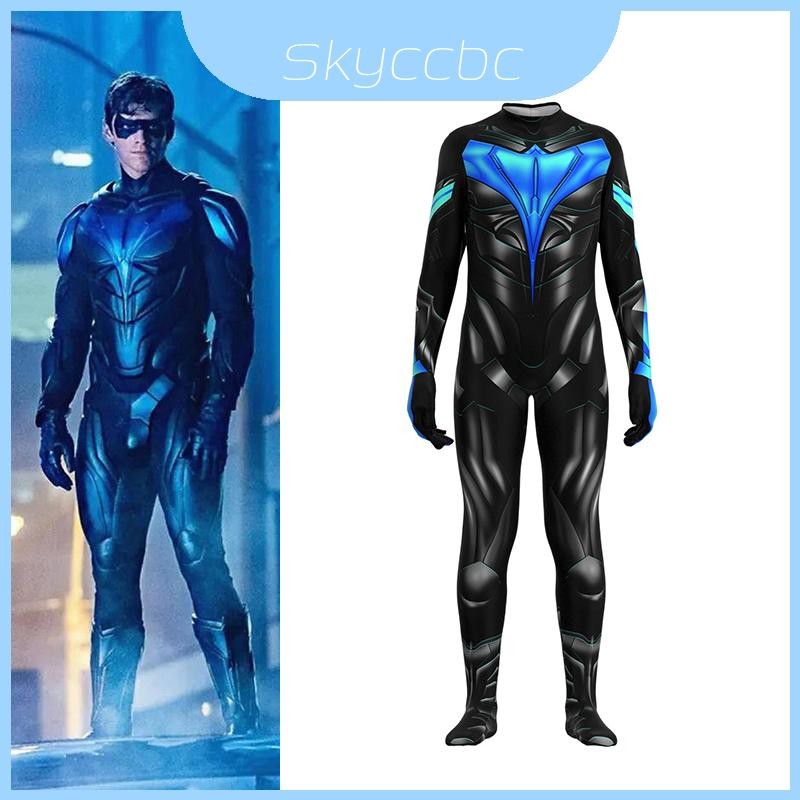 Nightwing Silky Fabric Cosplay Costume For Stage Show And Comic Con ...