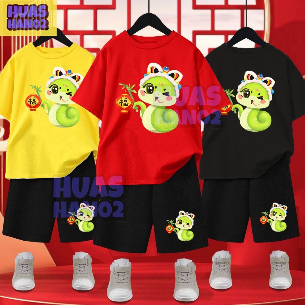 1pc Cute Cartoon Snake Year New Year Print Baby Long Sleeve Romper