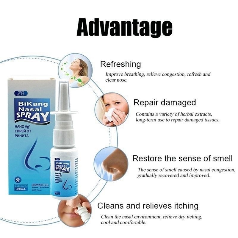 Nasal Sprays Powerful Rhinitis Cure Spray Chronic Allergic Rhinitis ...
