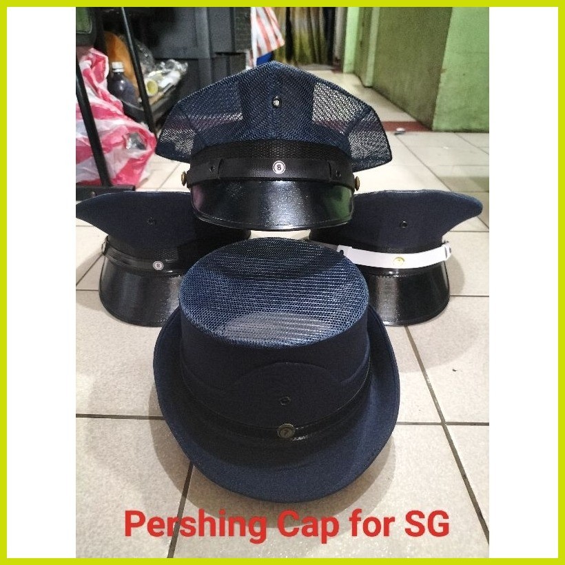 ∯ ♙ PERSHING CAP FOR SECURITY GUARD ( no device and with device ...
