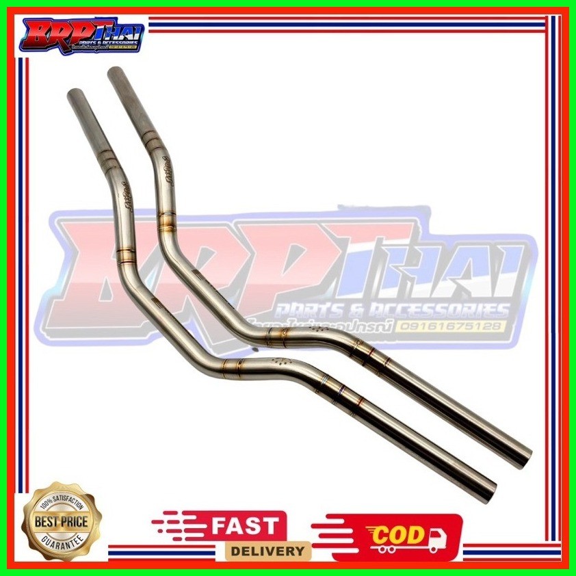 JET2WHEELS HANDLE BAR STAINLESS UNBURN FOR NMAX PCX ( LOW RISE / MID ...
