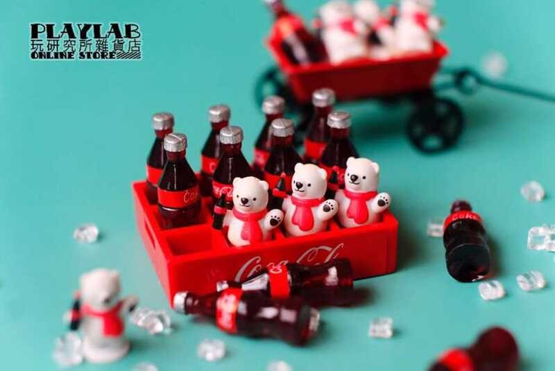 Polar Bear Bottle Coca Cola Box Small Trailer Food and Play Mini ...