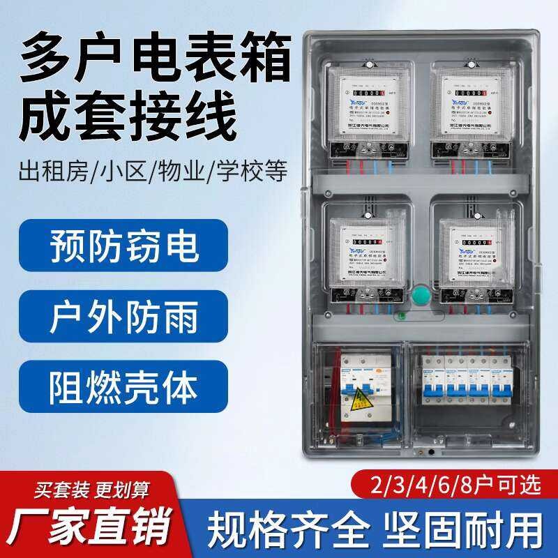 Single Phase Household V Electricity Meter Rental Room Transparent ...