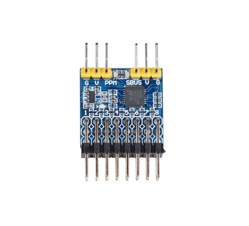 NEW 746 8Ch Receiver PWM PPM SBUS 32Bit Encoder Signal Conversion ...