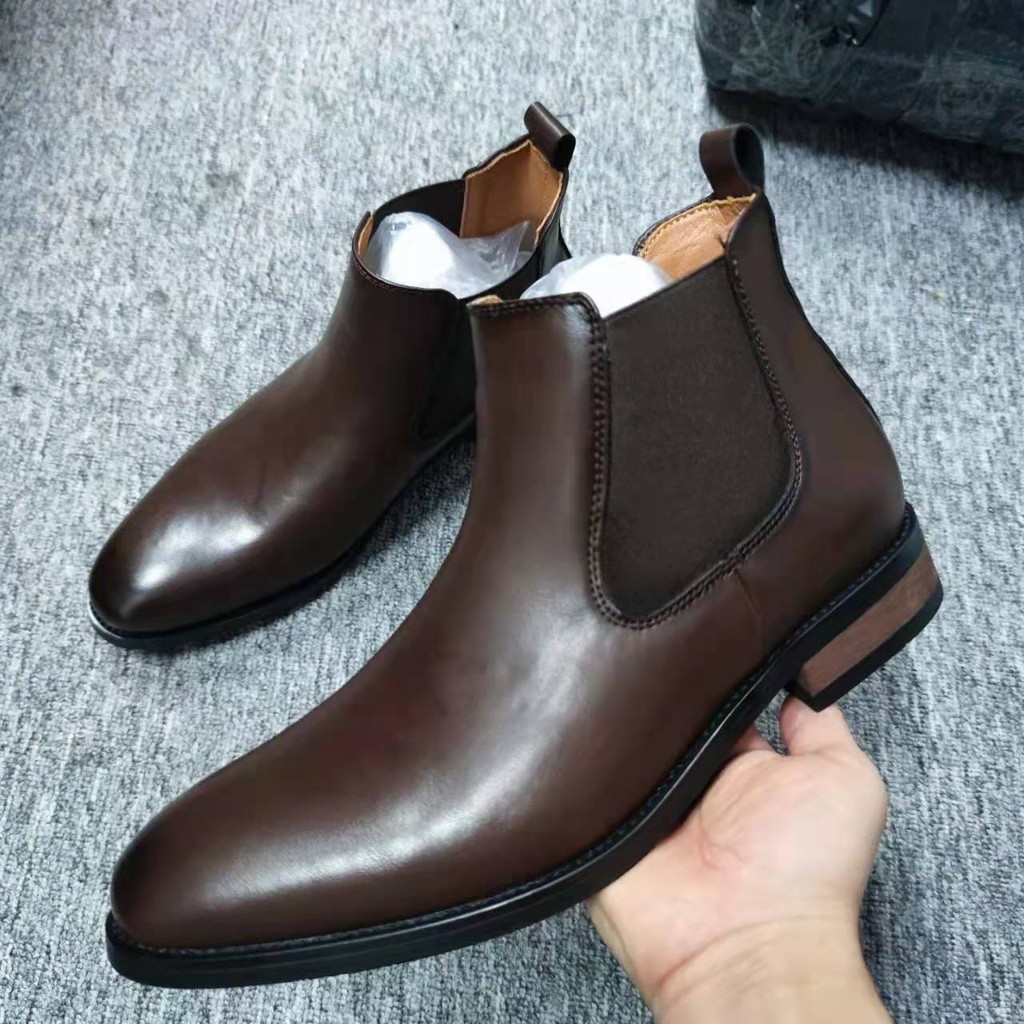 Chelsea Boots Men's Oxford Shoes Formal Shoes Casual Leather Shoes Men ...