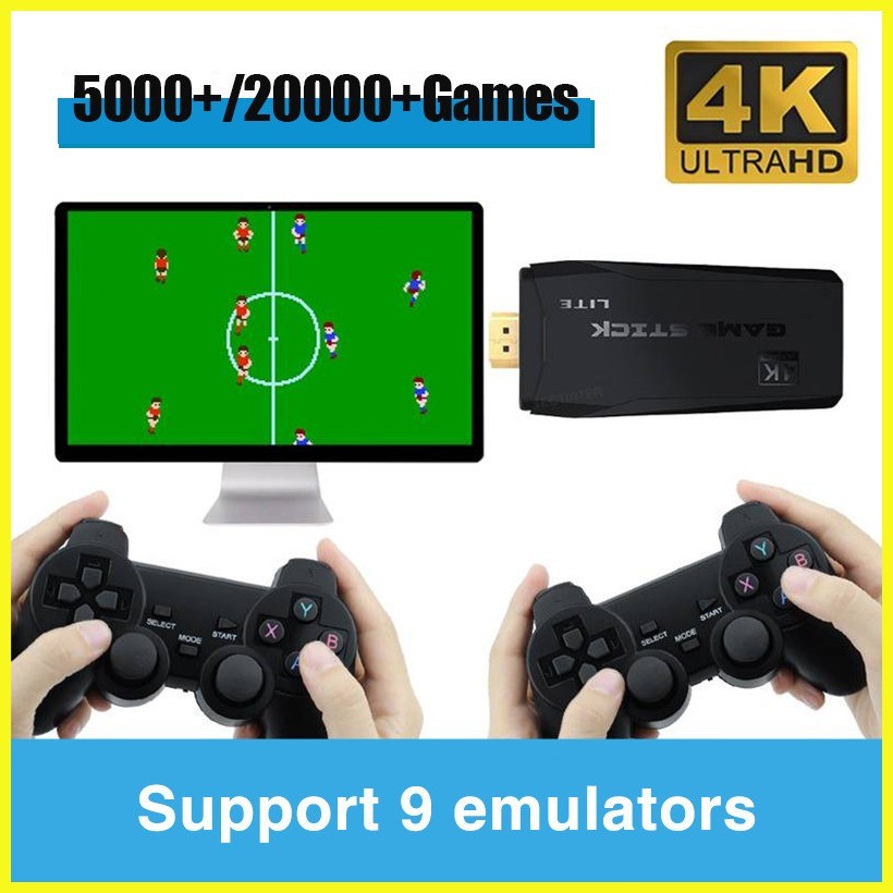① ⊙ Wireless game controller M8 pro mini game console Gamestick 4k ...
