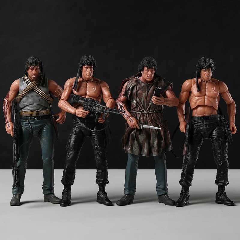 Rambo NECA SDCC 2015 Force Of Freedom Action Figure Joint Movable Model ...